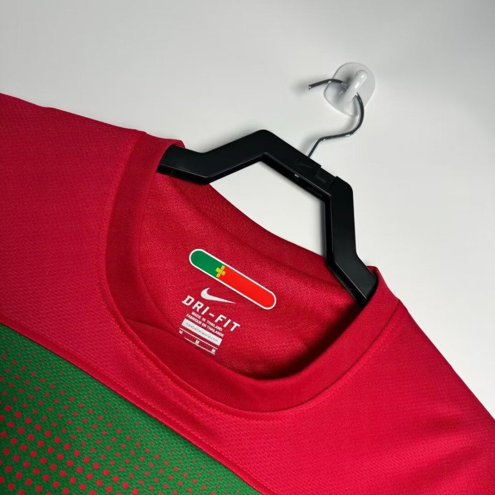 Retro 2010 Portugal Home Soccer Jersey