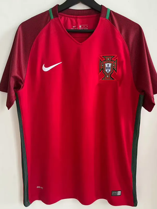 Retro 2016 Portugal Home Soccer Jersey