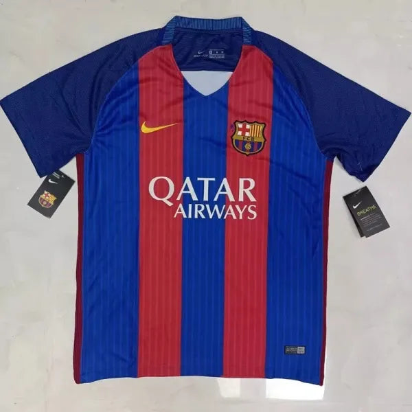 Retro 16/17 Barcelona Home Soccer Jersey